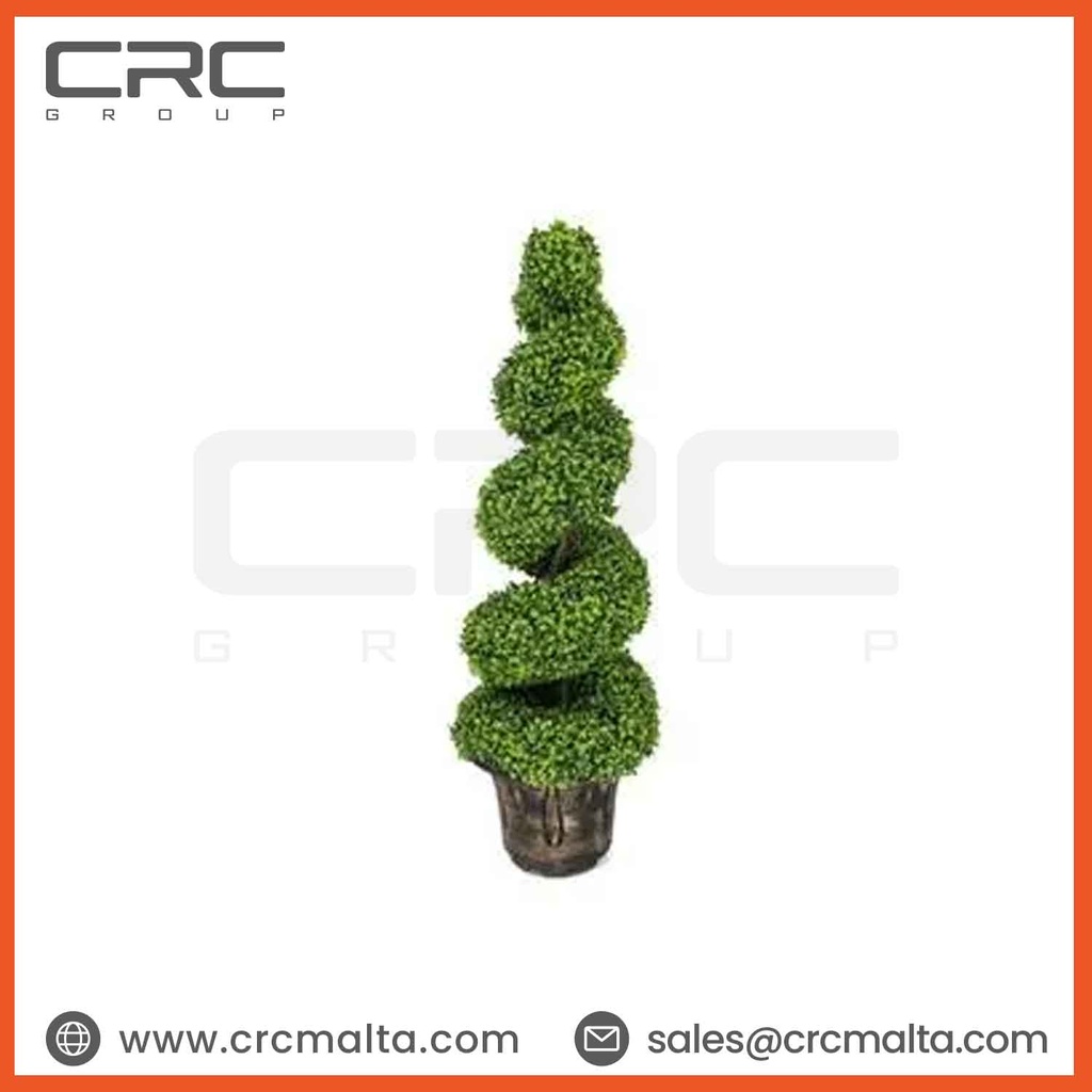 CRC Artificial Spiral Boxwood Tree