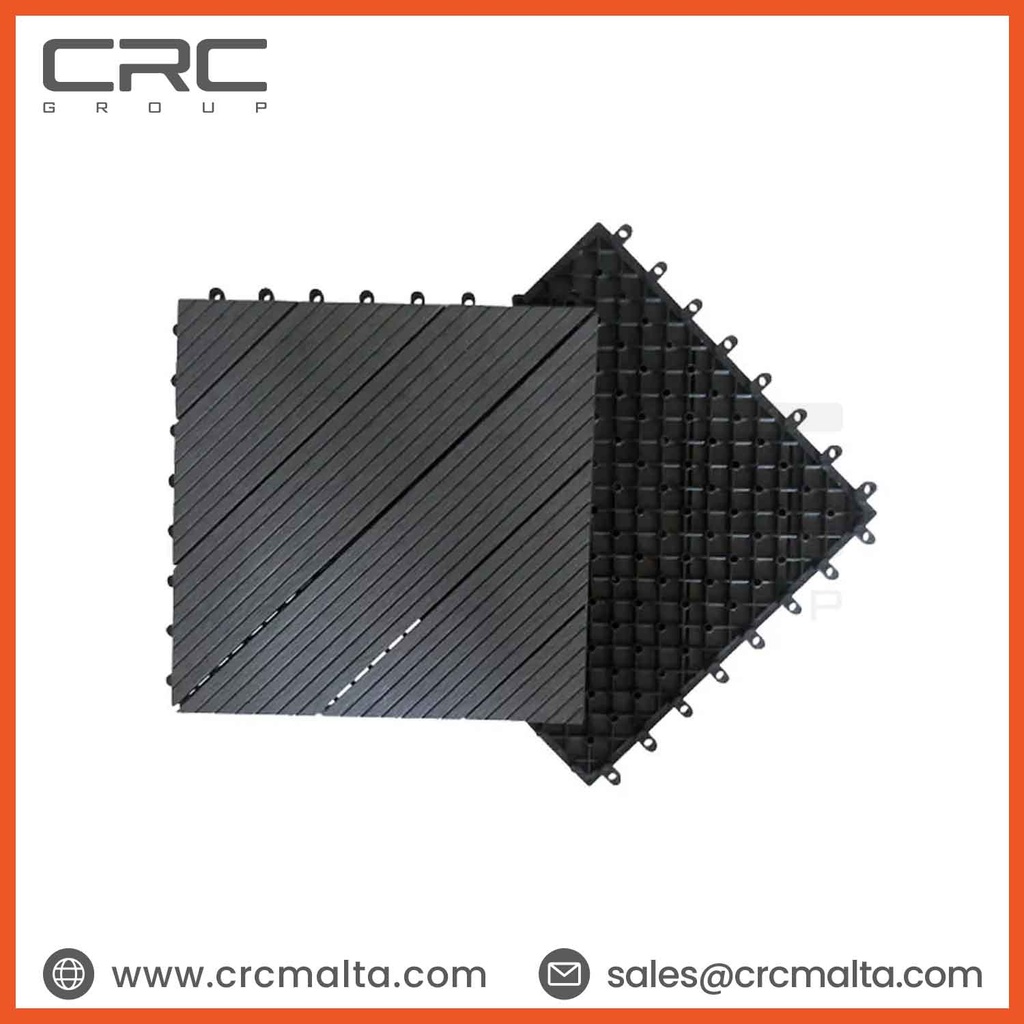 CRC WPC Diy Decking Tile Dark Grey