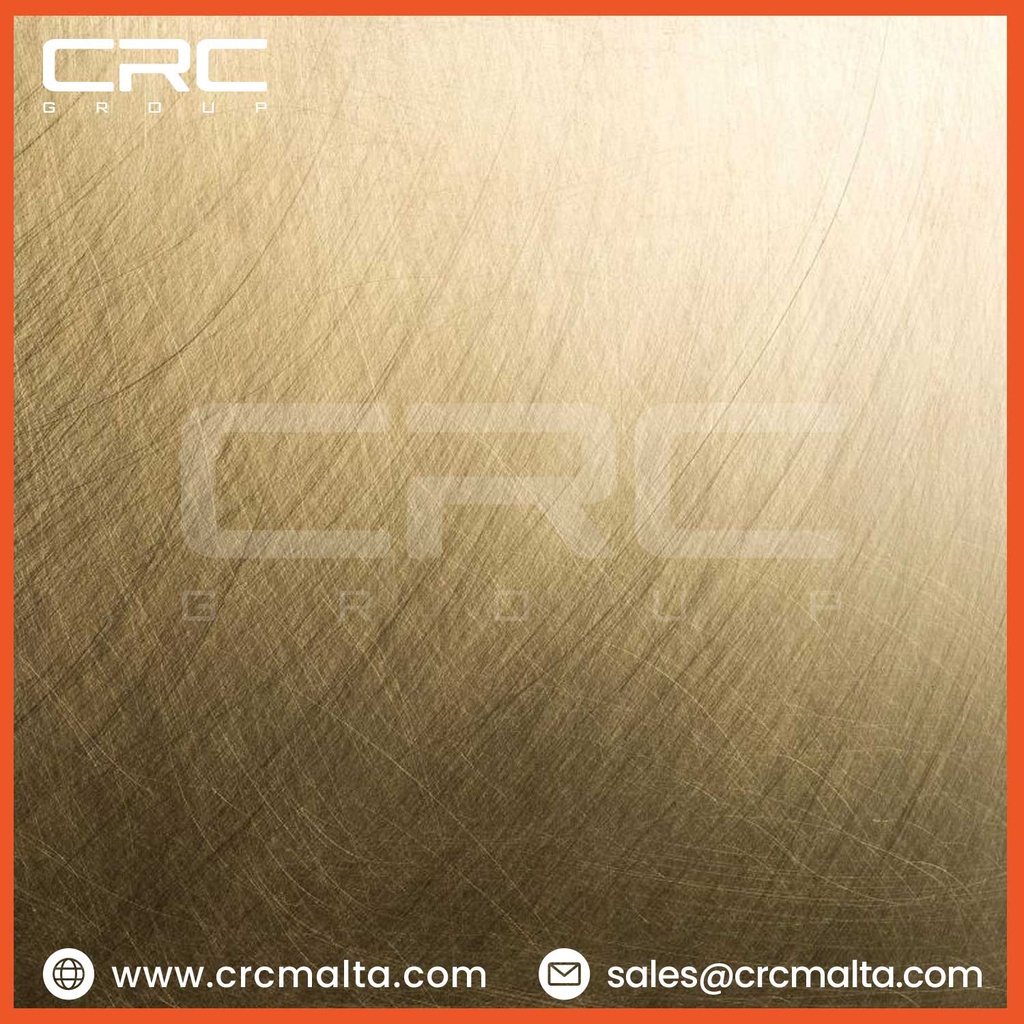 CRC Brushed Brass Steel Floor Covering