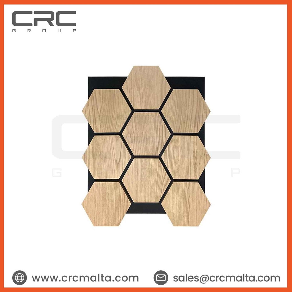 CRC Hexagon Wooden Acoustic Panels