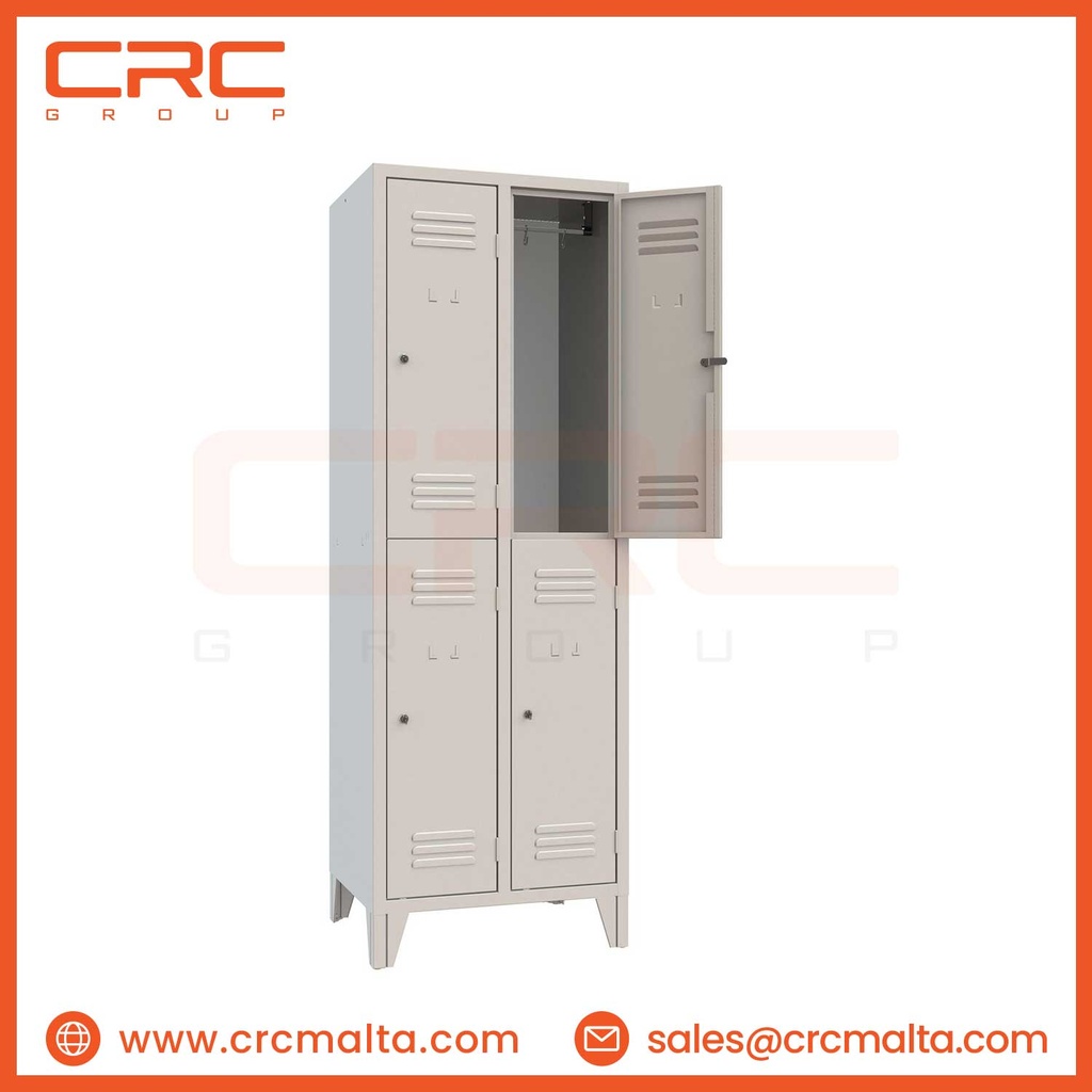 CRC METAL LOCKER - 2+2 MULTI COMPARTMENT