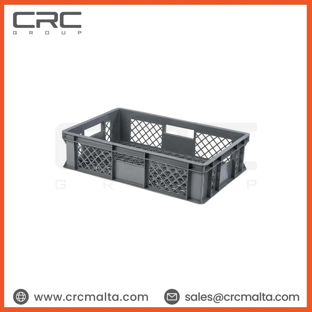 CRC Plastic Storage Crate / Stackable Crate - EF6414L