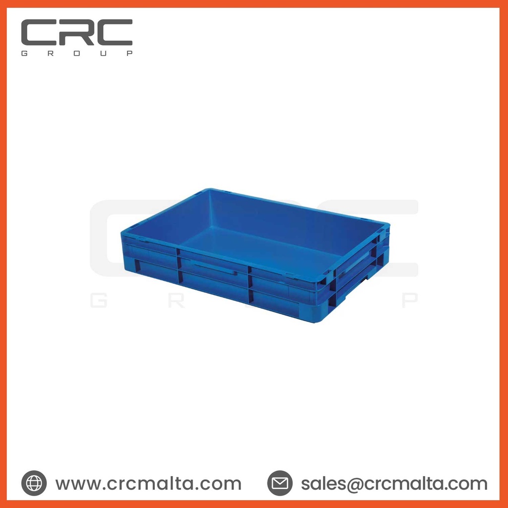 CRC Plastic Storage Crate / Stackable Crate - EL6412