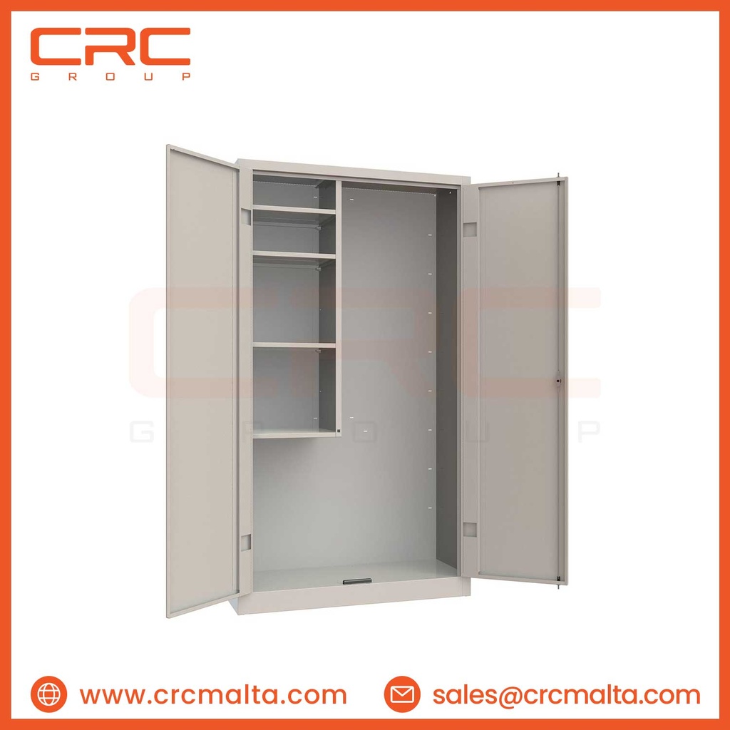 CRC METAL BROOM OFFICE CABINET