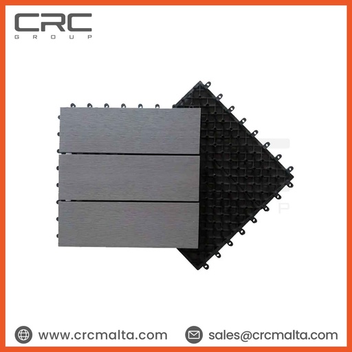 CRC WPC Diy Decking Tile Light Grey