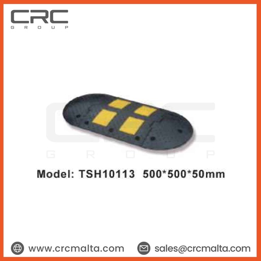 [Web-Shanghai Eroson Traffic Facility-009] CRC Rubber Speed Bumps 500×500×50mm