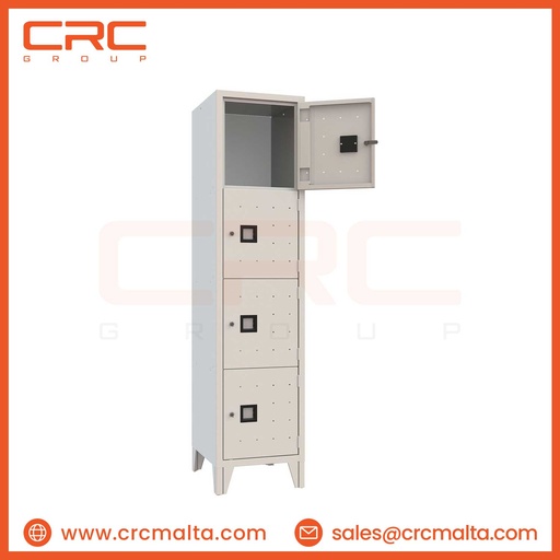 CRC METAL LOCKER - 4 MULTI COMPARTMENT